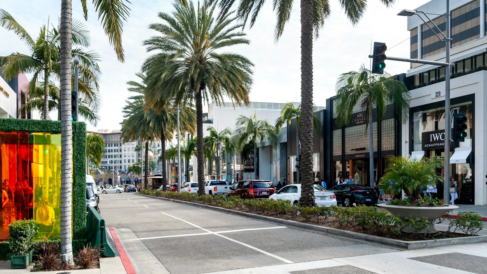 Illustrative urban streetscape with buildings and trees; not a rendering of proposed Rohnert Park downtown