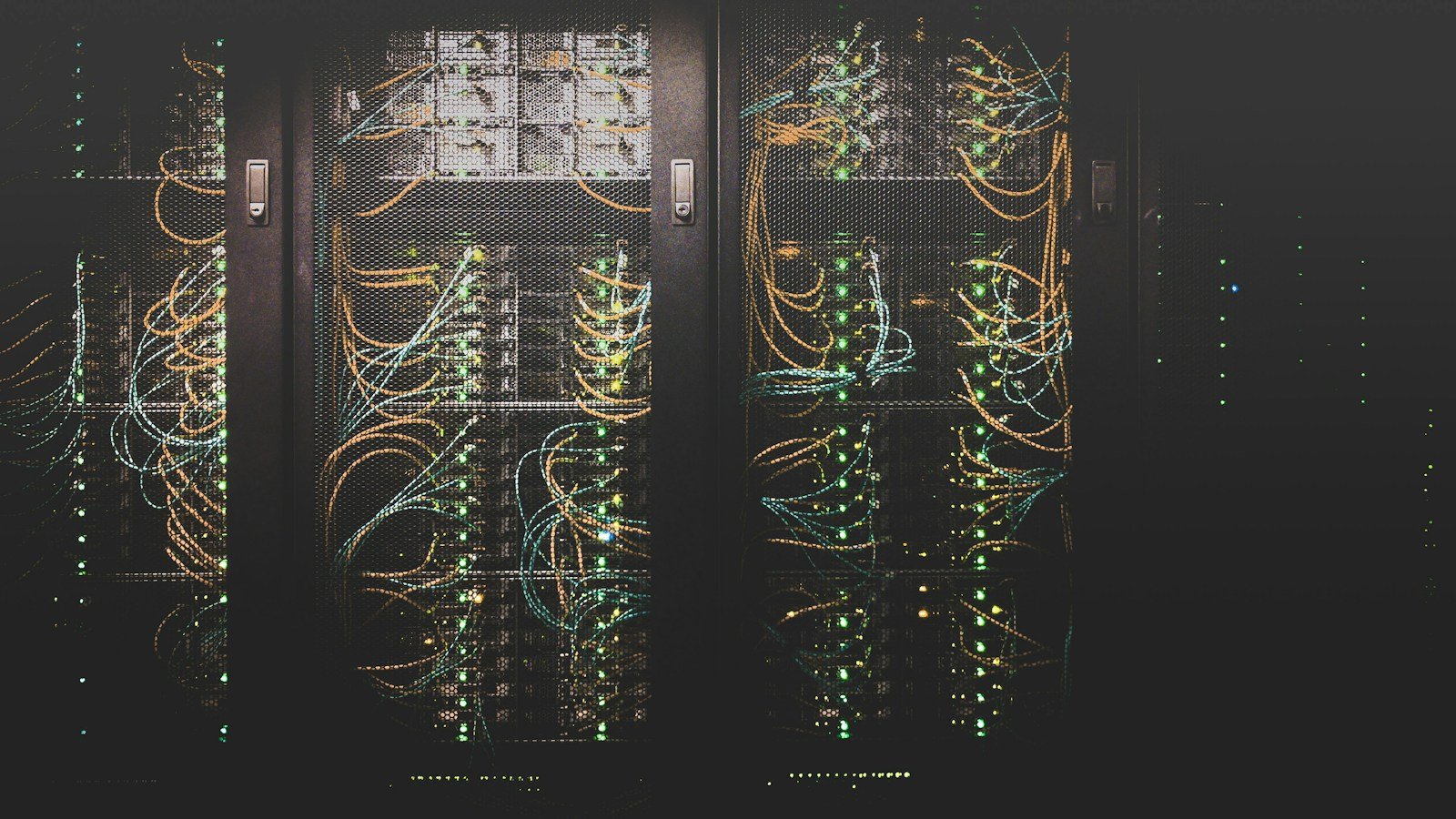 Computer network equipment and cables; illustrative stock photograph, not CERN equipment.