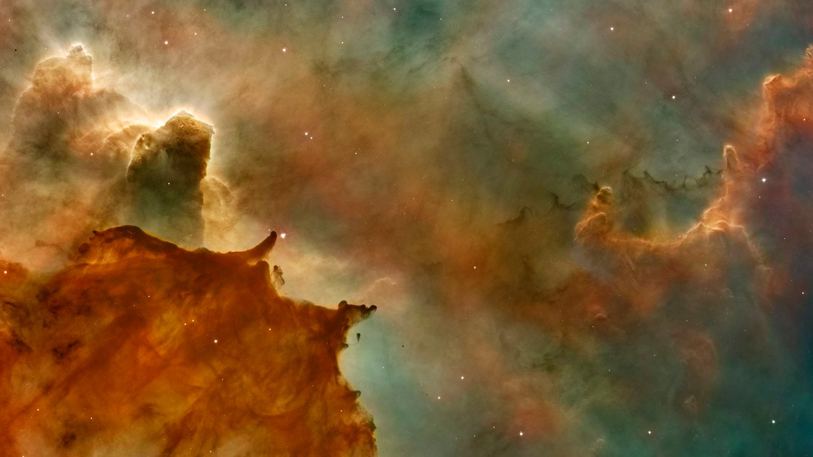 Colorful nebula in space; illustrative image, not NGC 7129